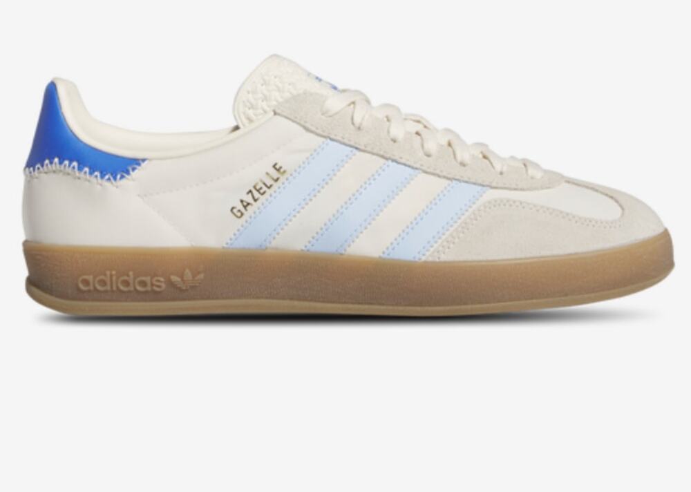 Adidas Originals Gazelle Indoor Blue White - Men's Size 7 - NWB - Picture 2 of 6